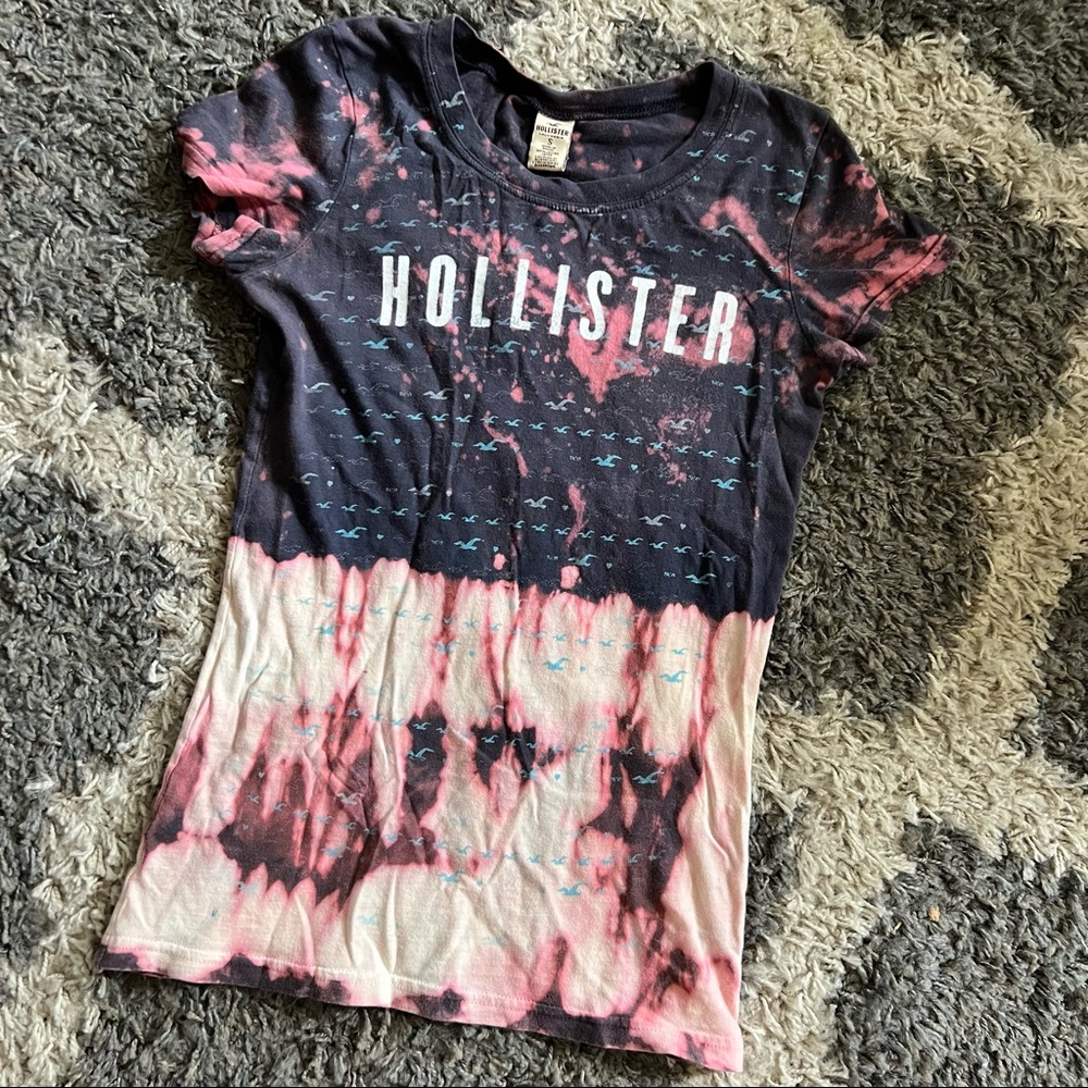 💖5/25 Upcycled tie dye hollister tee (vintage Y2K) small